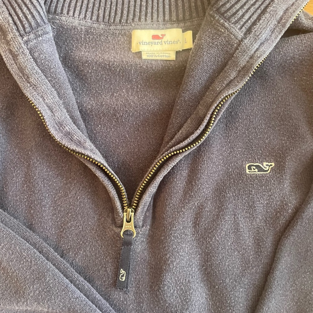 Youth Large Vineyard Vines quarter zip long sleeve